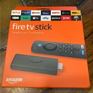 NIB Firestick with Alexa Voice Remote 2 pc
